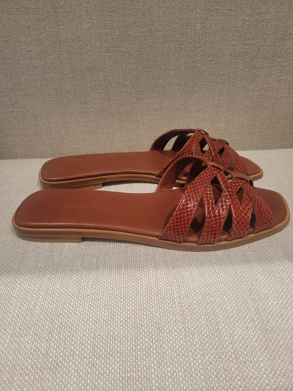 Never Worn! Sarah Flint Kim Sandals - Toffee - Picture 4 of 6